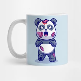 Cute Panda Zombie Cartoon Mug